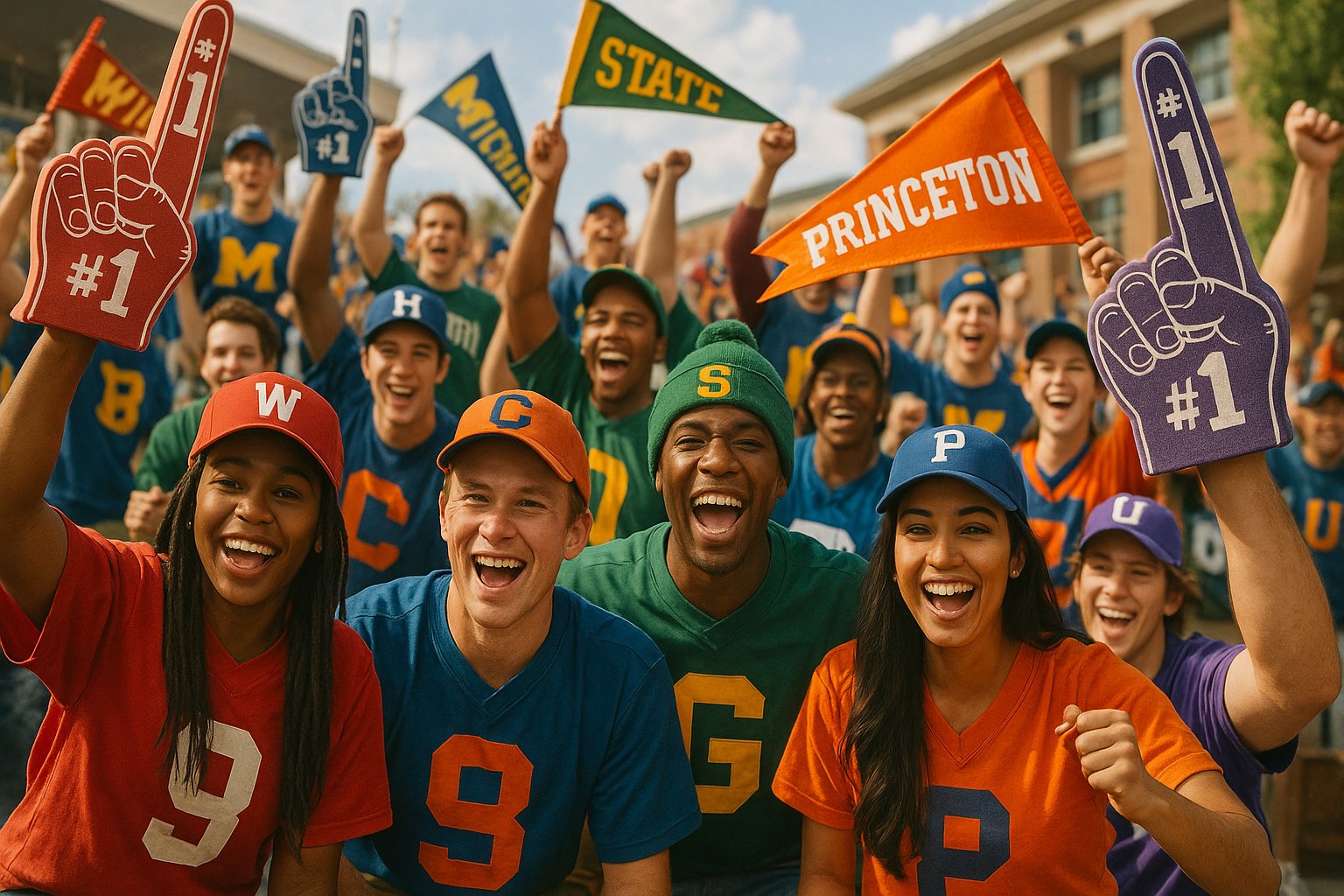 Proton Sports college and high school fan gear.