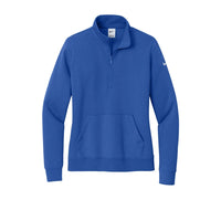 Nike Women's Club Fleece Sleeve Swoosh 1/2-Zip