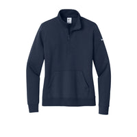 Nike Women's Club Fleece Sleeve Swoosh 1/2-Zip