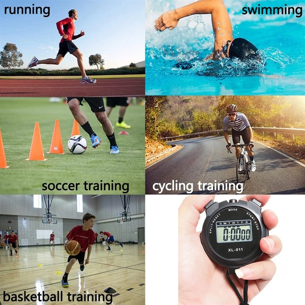 Multi-Function Electronic Digital Sport Stopwatch Timer
