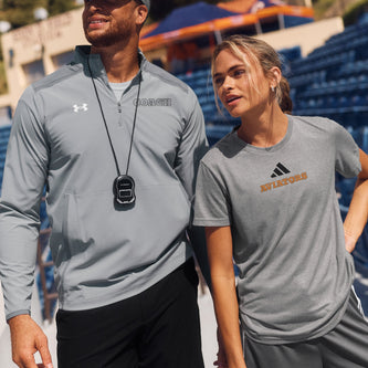 Team Grey athletes in coordinated grey sportswear