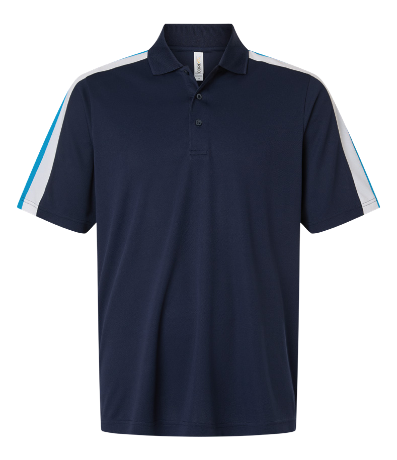 Core365 Men’s Nova Colorblock Performance Pique Polo