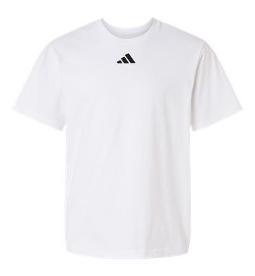 Adidas T-Shirt in White - Team White catalog style AT106