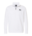 Under Armour Quarter-Zip Pullover in White/Black - Team White catalog style 6012710