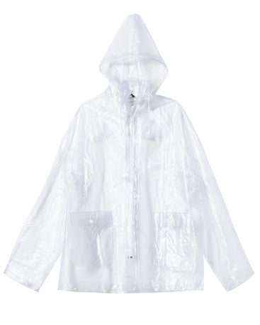 Augusta Sportswear Rain Jacket in Clear - Team White catalog style 3160