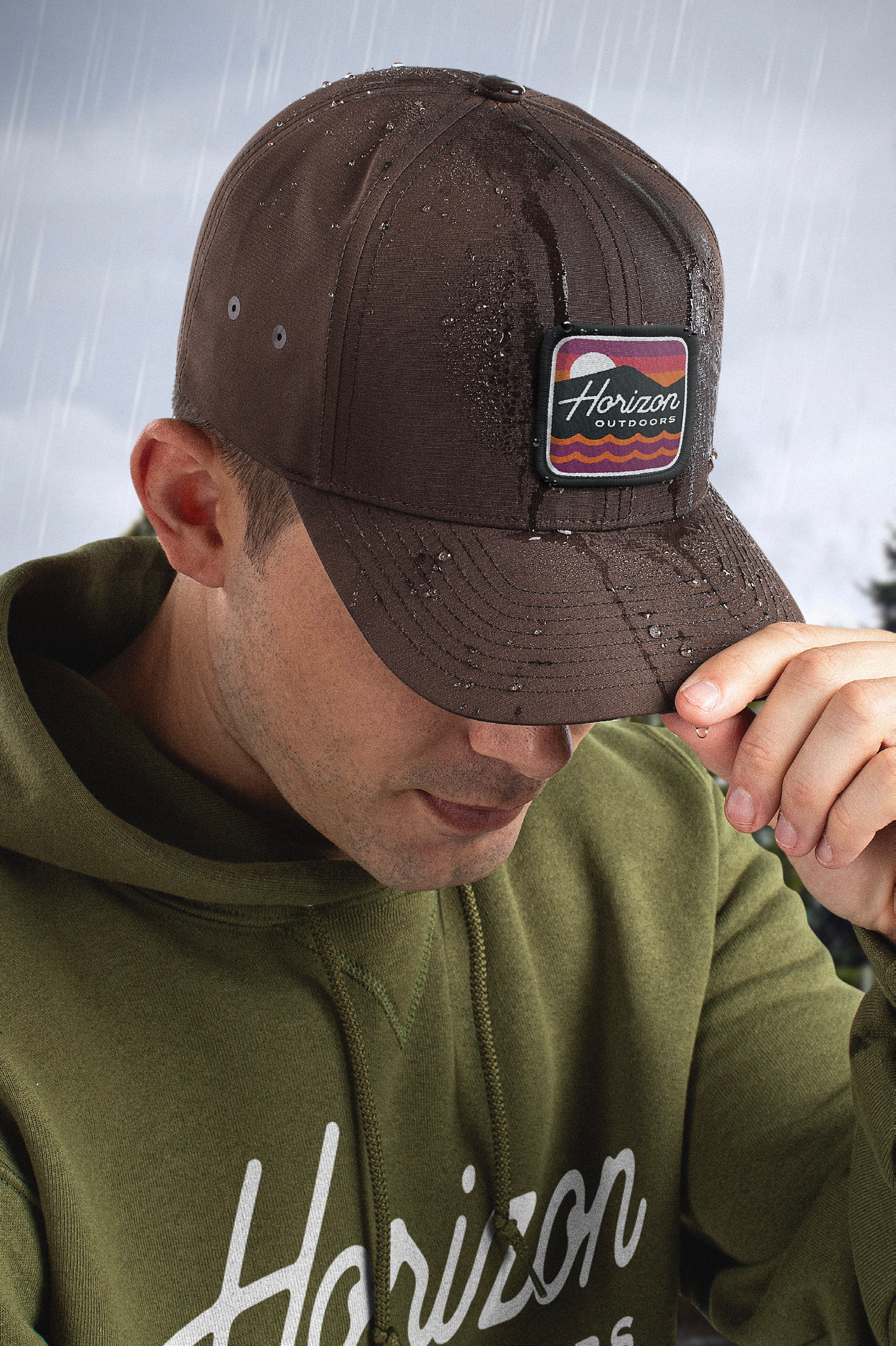 WATER-REPELLENT OUTDOOR CAP