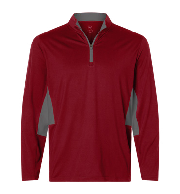 Puma Golf Dark Crimson/Slate Sky Quarter-Zip Pullover