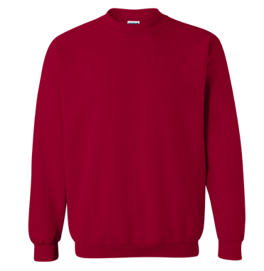 Gildan Cardinal Red Crewneck Sweatshirt