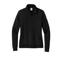Nike Women's Club Fleece Sleeve Swoosh 1/2-Zip