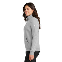 Nike Women's Club Fleece Sleeve Swoosh 1/2-Zip