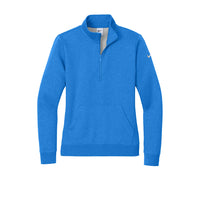 Nike Women's Club Fleece Sleeve Swoosh 1/2-Zip