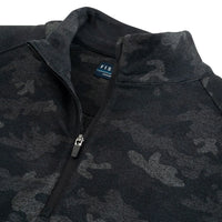 Fish Hippie Roan Camo Quarter-Zip Pullover
