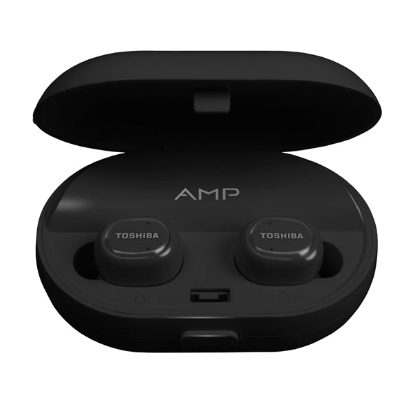 Toshiba AMP True Wireless Sweat-Resistant Bluetooth Earbuds