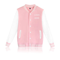 Unisex Varsity Baseball Jackets Fleece Baseball Uniforms