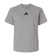 Adidas Adidas Team Heather Performance T-Shirt in Medium Grey Heather/Black