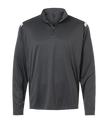 Badger Badger Team Quarter-Zip Pullover in Graphite/White