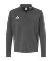 Adidas Adidas Team Quarter-Zip Pullover in Team Grey Four/White