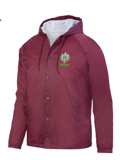 HOODED COACH'S JACKET
