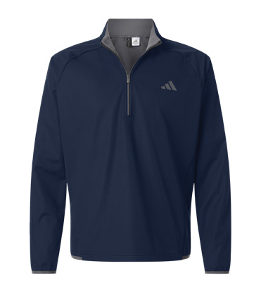 Adidas Quarter-Zip Pullover in Collegiate Navy - Team Navy catalog style A2027