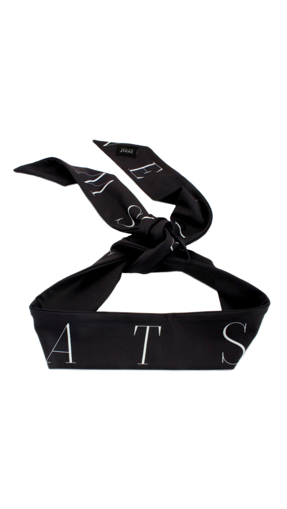Sport Headtie - Black/Pearl Gray Sweat Repeat