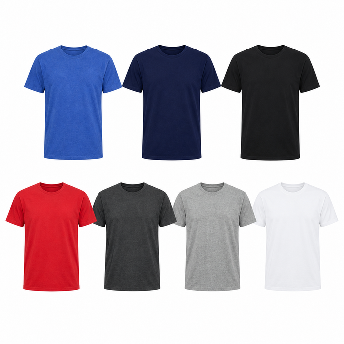 Enhanced All-Day Core Basic tee color lineup