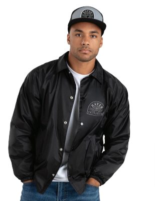 NYLON COACH'S JACKET/LINED