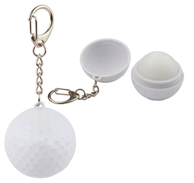 Golf Ball SPF15 Lip Balm Keychain