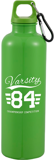 Race 25oz Recycled Bottle with Carabiner Clip