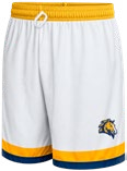 ChromaGear reversible shorts, white and navy colorway product view
