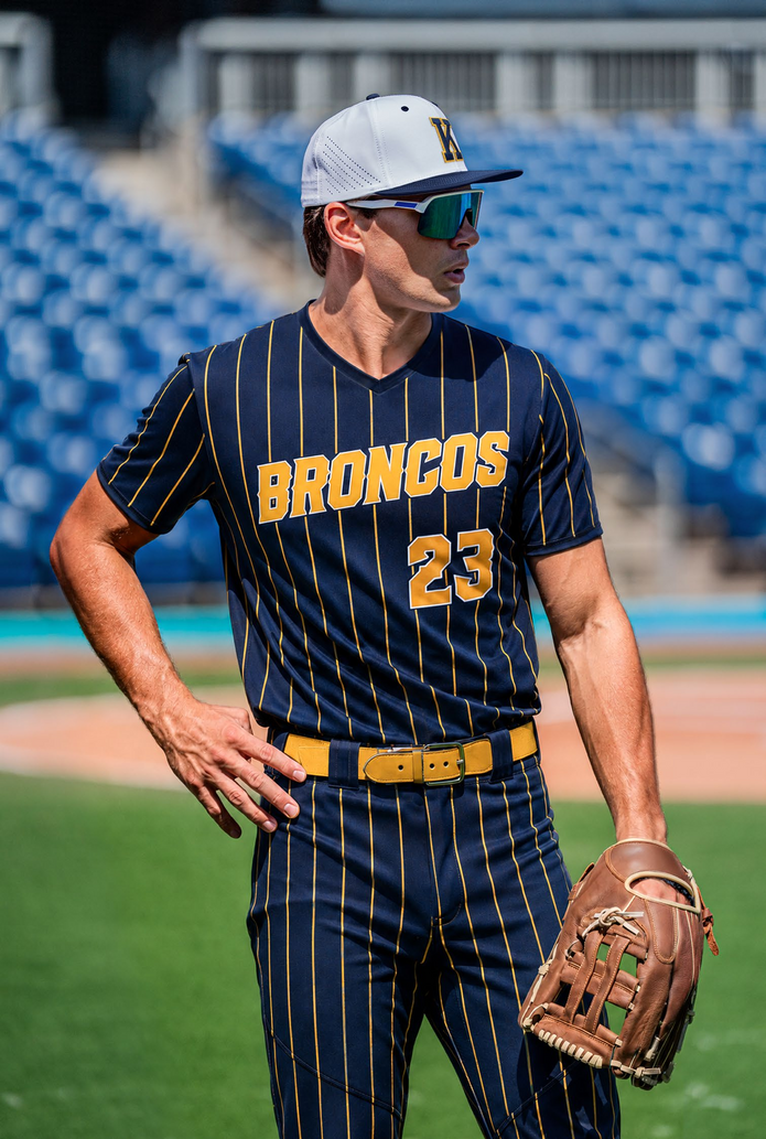 ChromaGear reversible V-neck baseball tee model