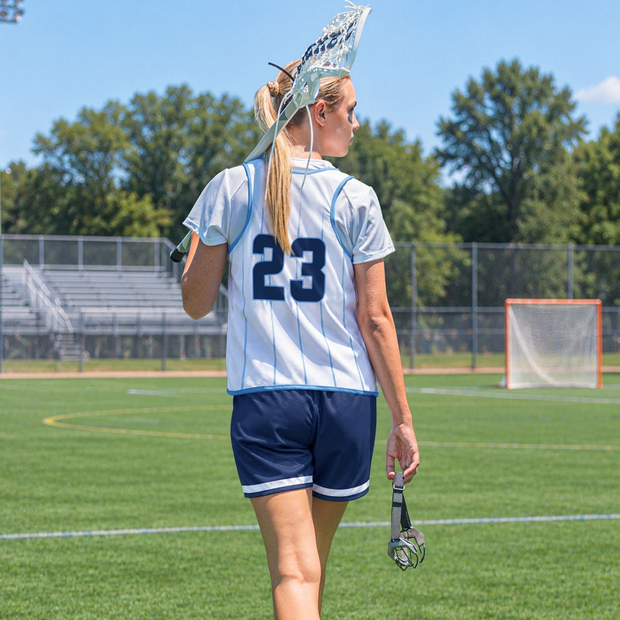 ChromaGear reversible lacrosse pinnie model, rear view