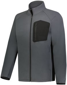 Holloway Sideline Grid Fleece Full-Zip Jacket