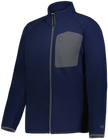 Holloway Sideline Grid Fleece Full-Zip Jacket