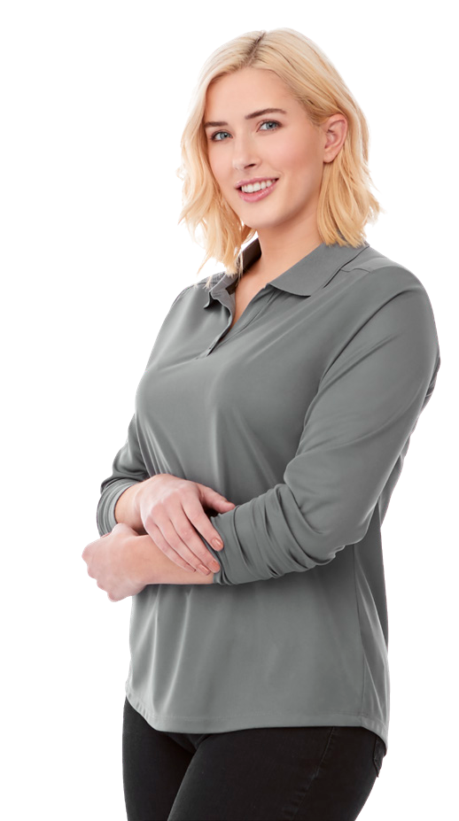 Elevate MORI Long Sleeve Performance Polo