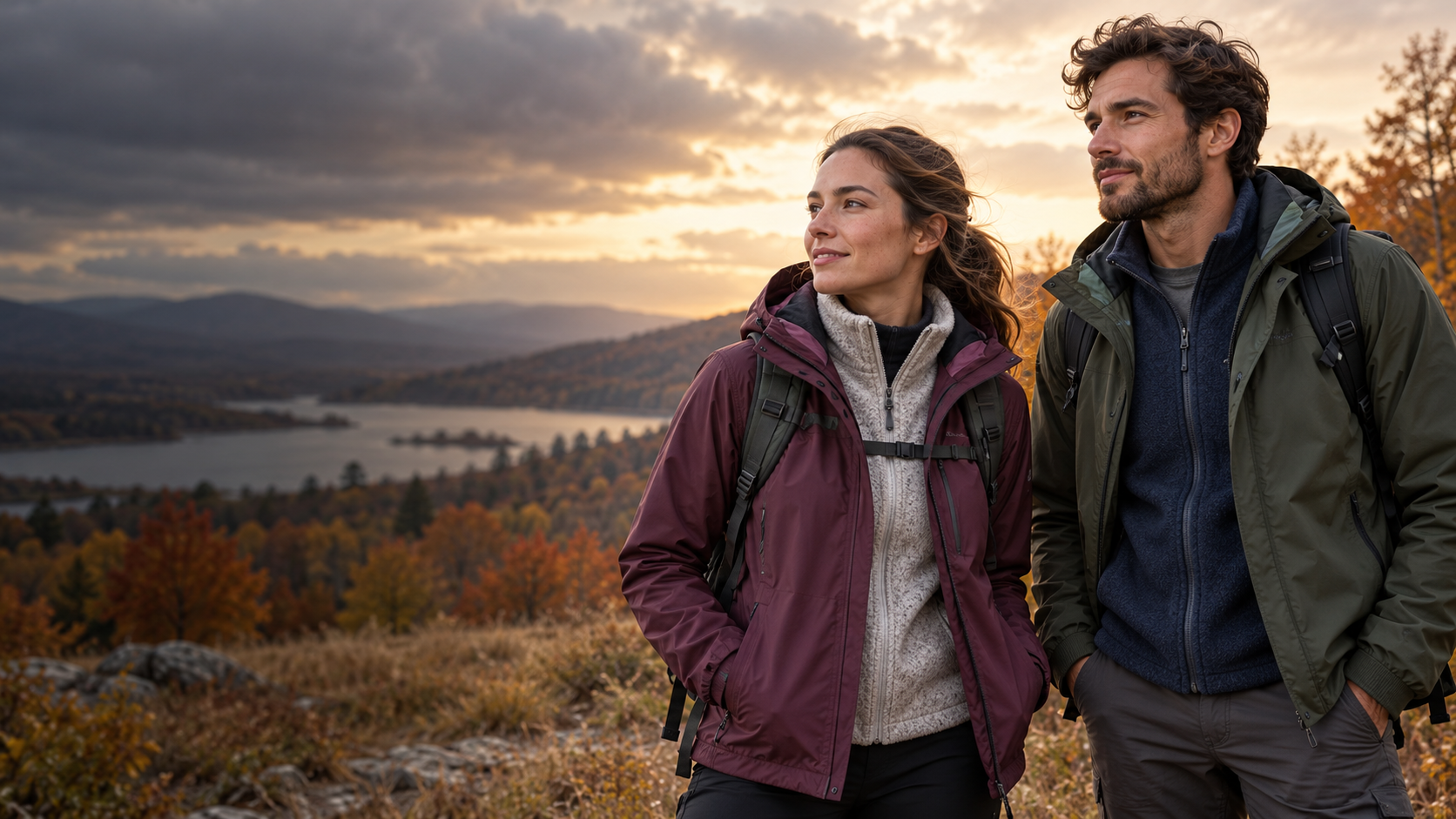 Lifestyle image for fall and winter apparel