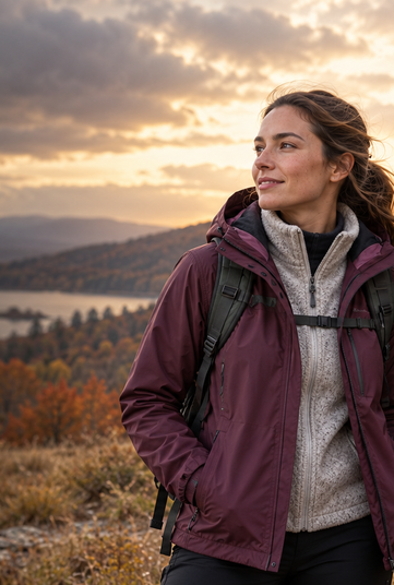 Lifestyle image for fall and winter apparel