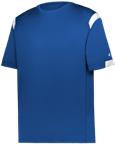On the Rise tee - Royal/White