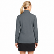 Rear model view of gray Nike Therma-FIT Hypervis full-zip jacket