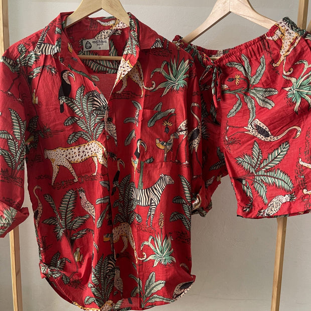 Unisex Free Size Jungle Breezy Co ord Sets