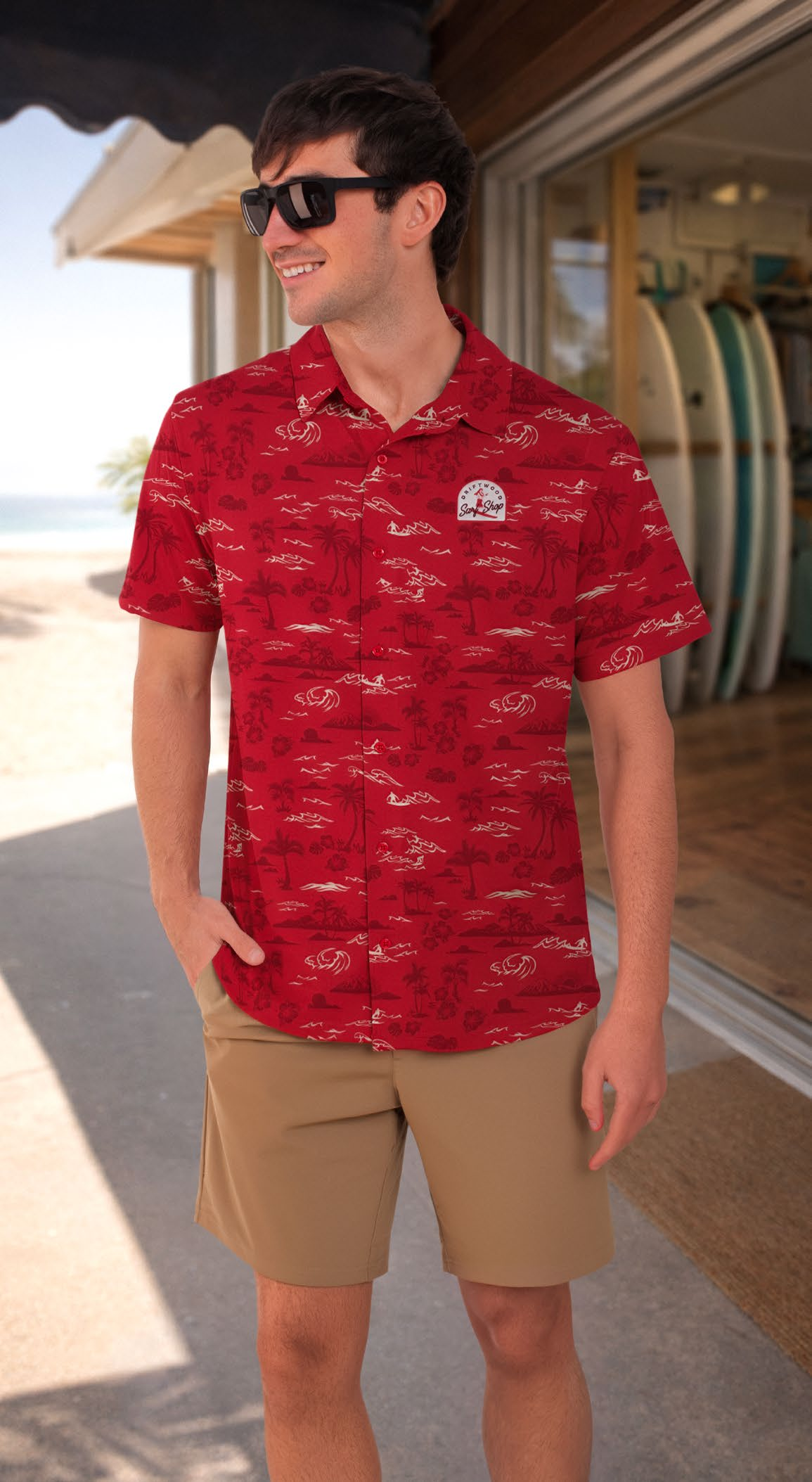 Freestyle Sublimated Camp Shirt product view
