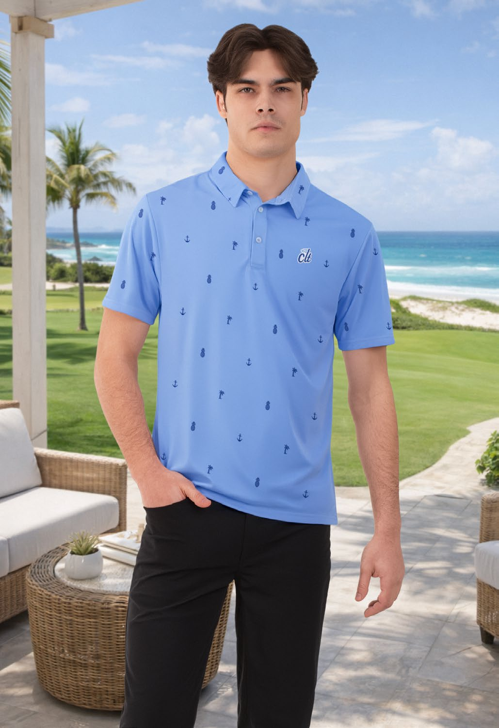Freestyle Sublimated Polo product view
