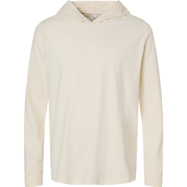 American Apparel Unisex Sueded Long Sleeve Hooded Tee