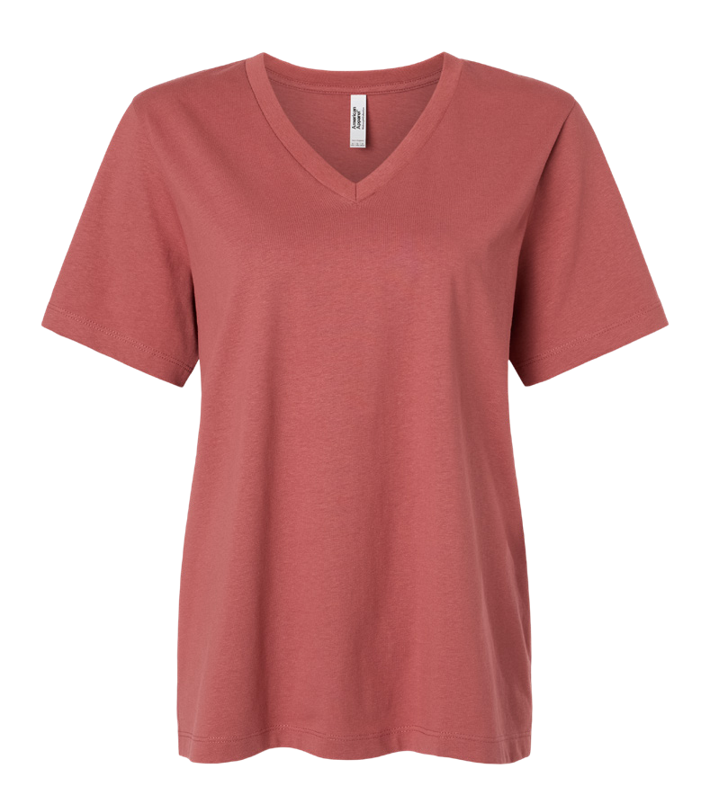 American Apparel Women's Midweight V-Neck Tee