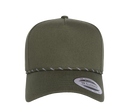 YP Classics Retro Cotton Blend Five-Panel Rope Cap product image