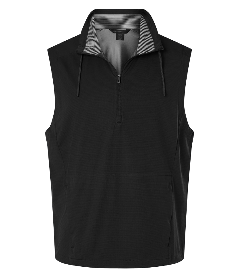 North End Men's Network Lightweight Quarter-Zip Vest