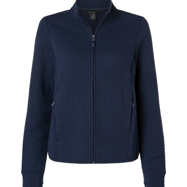 North End Women's Aspen Herringbone Fleece Full-Zip