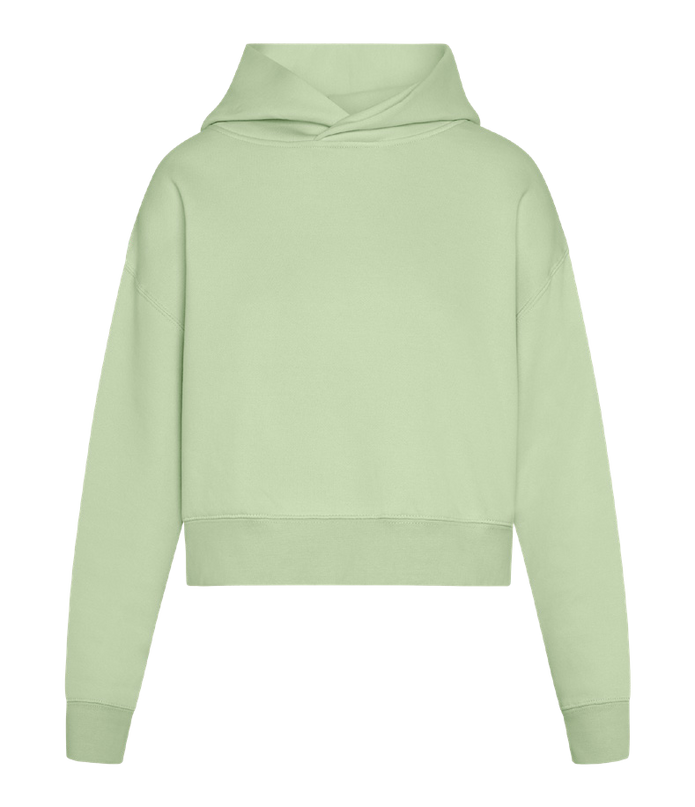 Lane Seven Women Relaxed Cropped Hoodie Sweatshirt