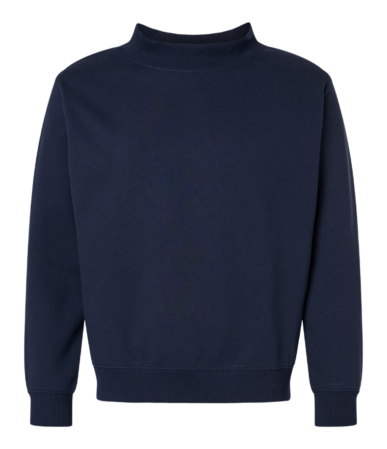 Live & Tell by L.A.T. Unisex Mock Neck Fleece Sweatshirt