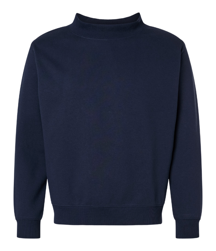 Live & Tell by L.A.T. Unisex Mock Neck Fleece Sweatshirt