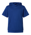 Team 365 Youth Squad Tech Fleece Hooded Short-Sleeve Sweatshirt